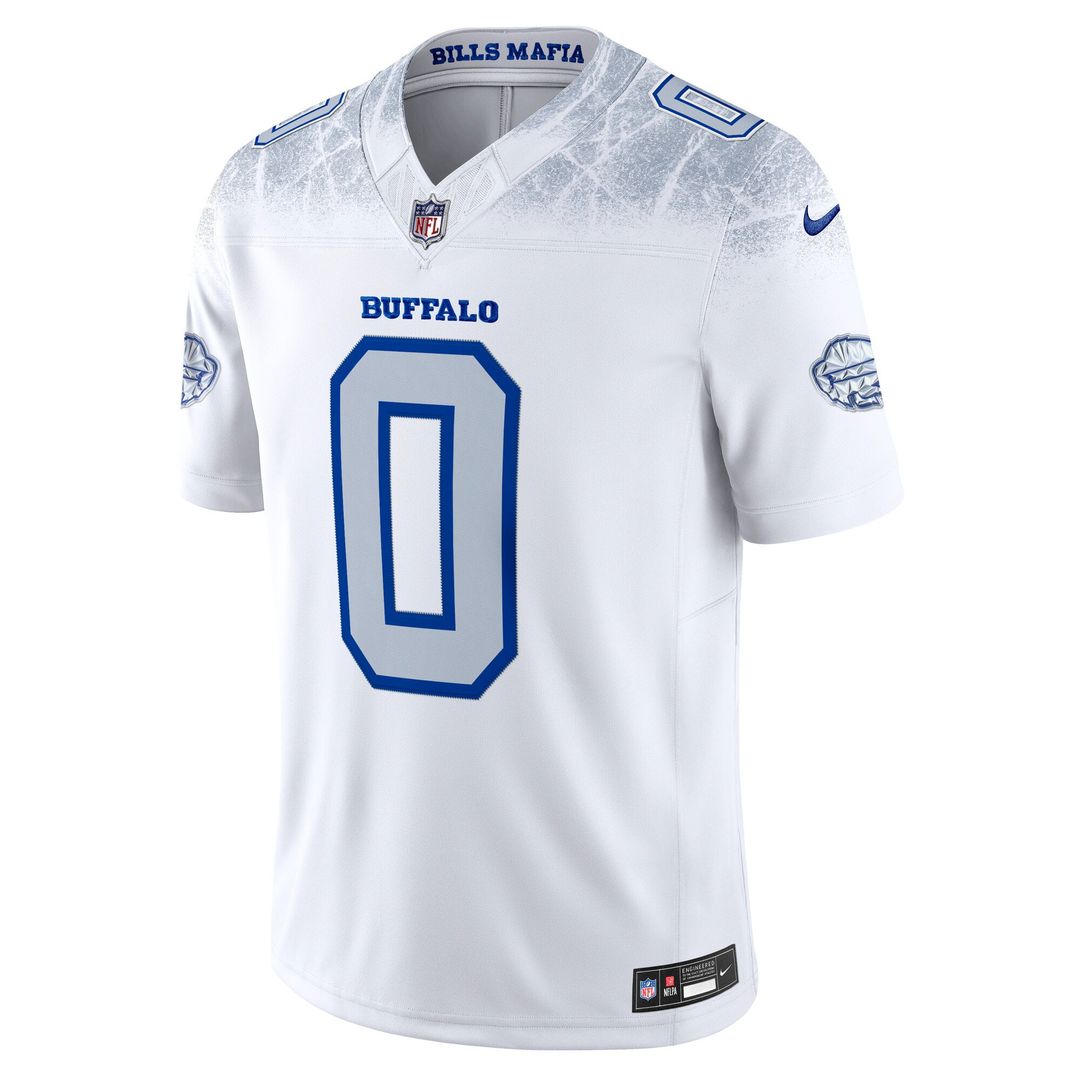 Men's Buffalo Bills Keon Coleman Nike White Rivalries Collection Stitched Limited Jersey