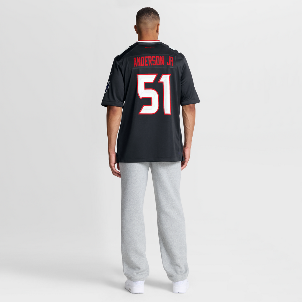 Men's Houston Texans Will Anderson Jr. Nike Navy Game Jersey
