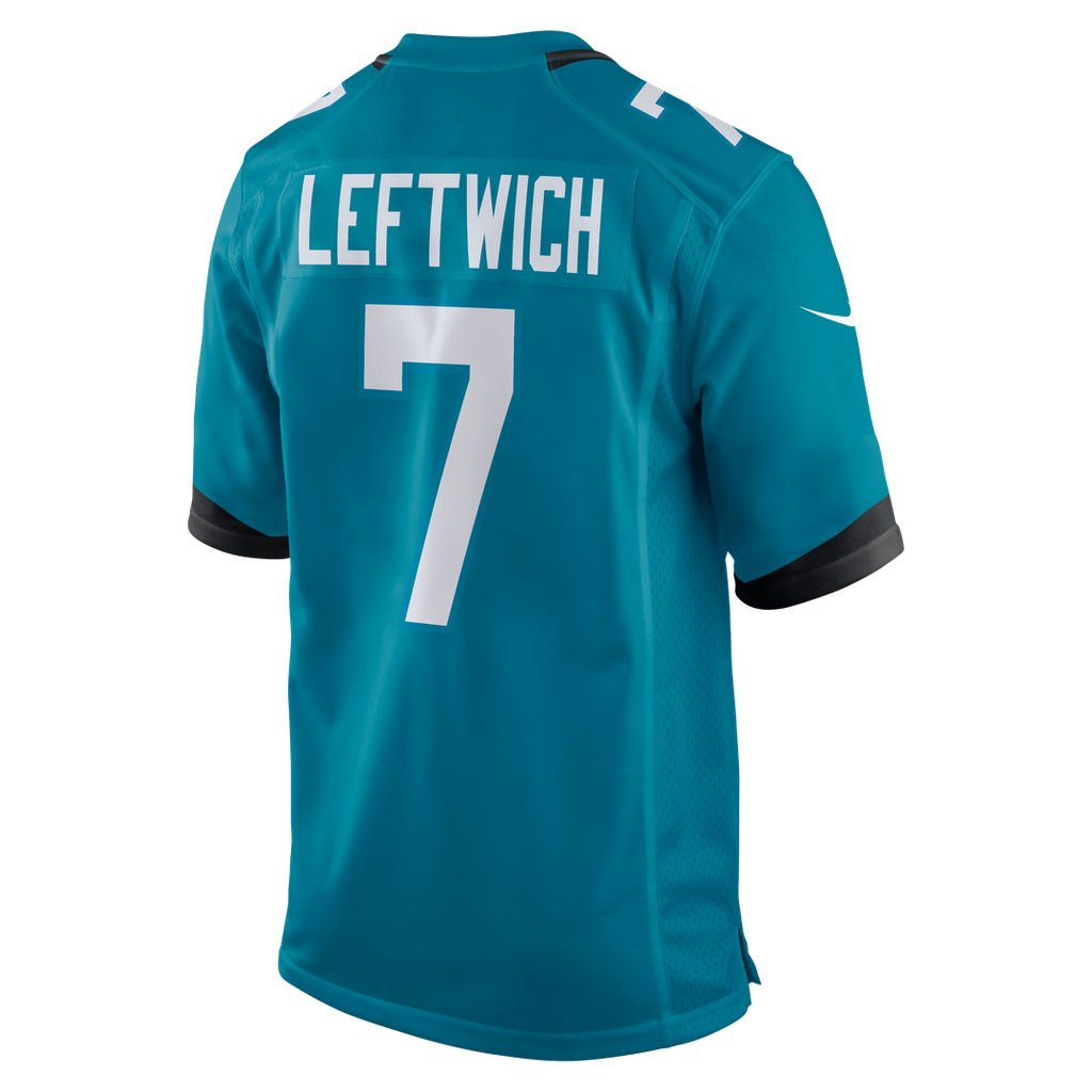 Men's Jacksonville Jaguars Byron Leftwich Nike Teal Retired Player Game Jersey
