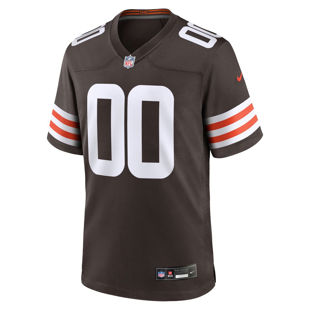 Men's Cleveland Browns Emmanuel McNeil-Warren Nike Brown Game Jersey