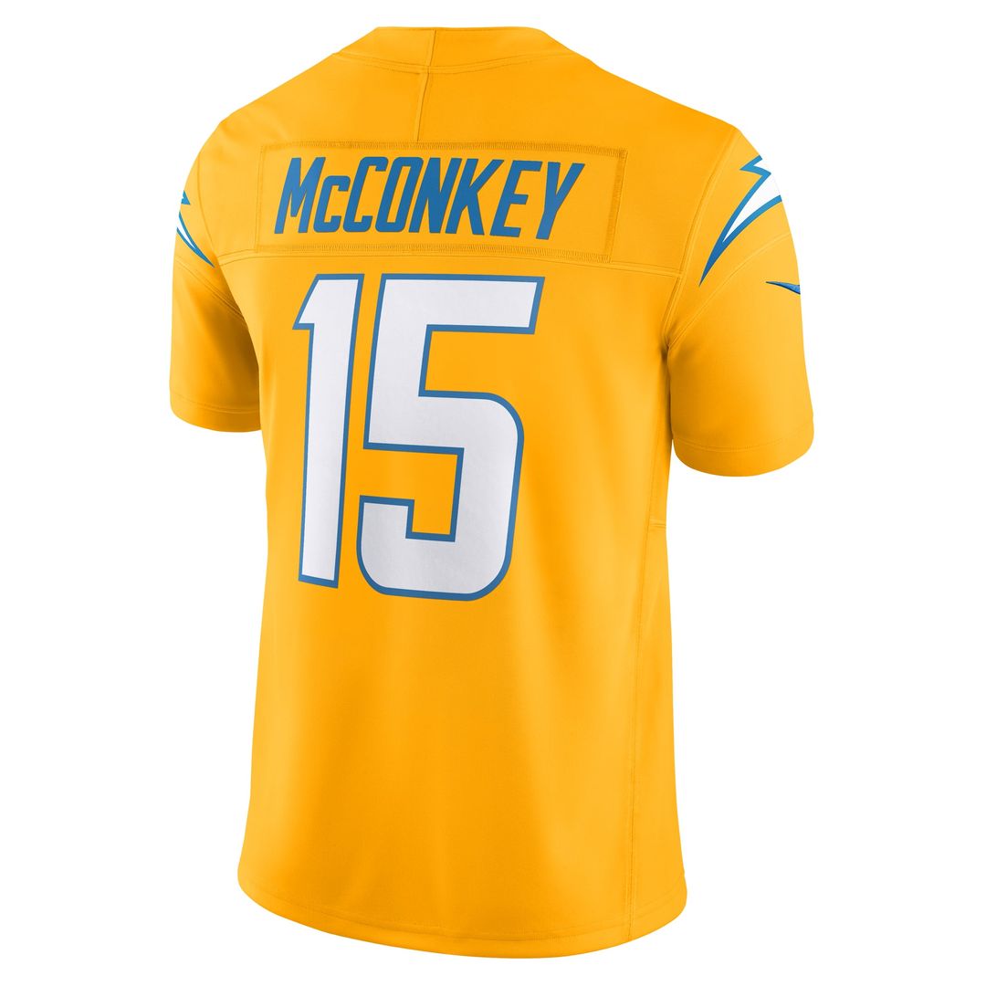 Men's Los Angeles Chargers Ladd McConkey Nike Powder Blue Team Vapor F.U.S.E. Limited Jersey
