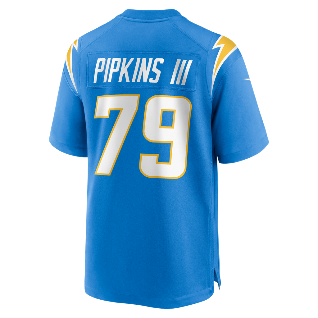 Men's Los Angeles Chargers Trey Pipkins III Nike Powder Blue Game Jersey
