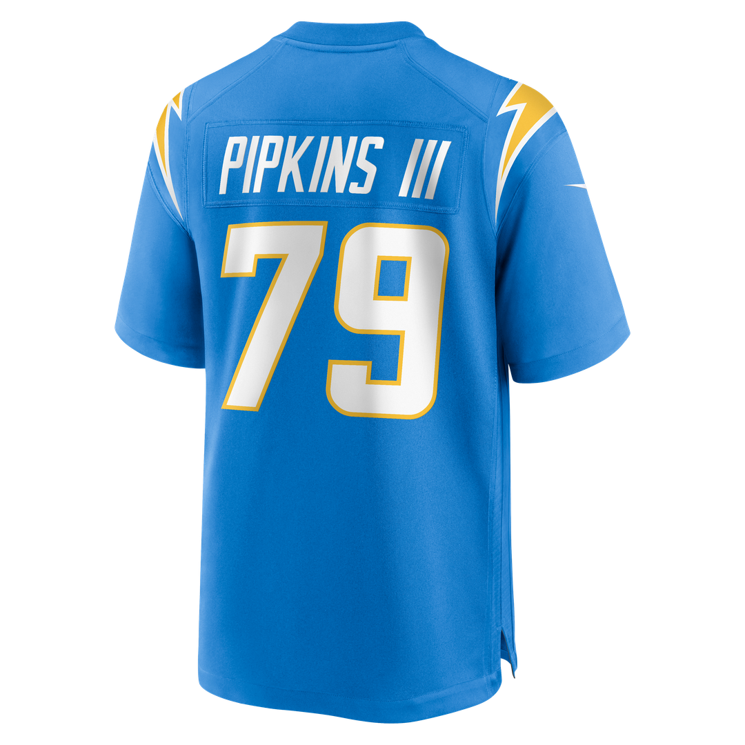 Men's Los Angeles Chargers Trey Pipkins III Nike Powder Blue Game Jersey