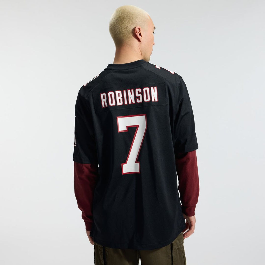 Men's Atlanta Falcons Bijan Robinson Nike Black  Throwback Game Jersey