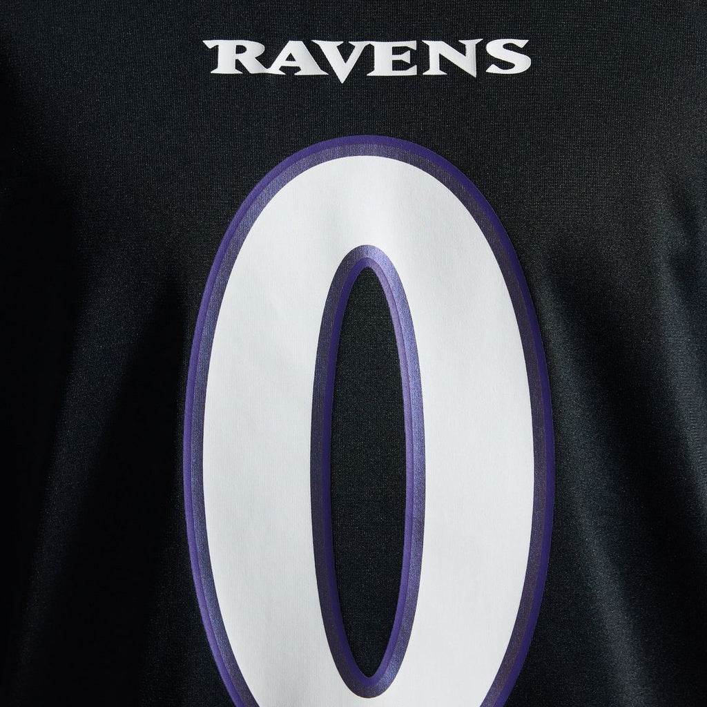 Men's Baltimore Ravens Roquan Smith Nike Black Alternate Game Jersey