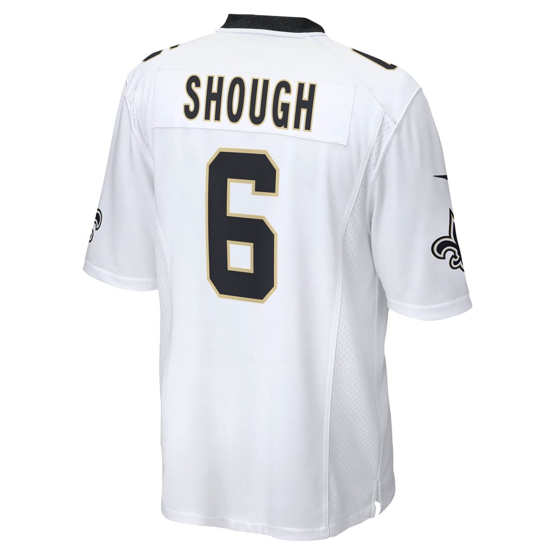 Men's New Orleans Saints Tyler Shough Nike White Game Player Jersey