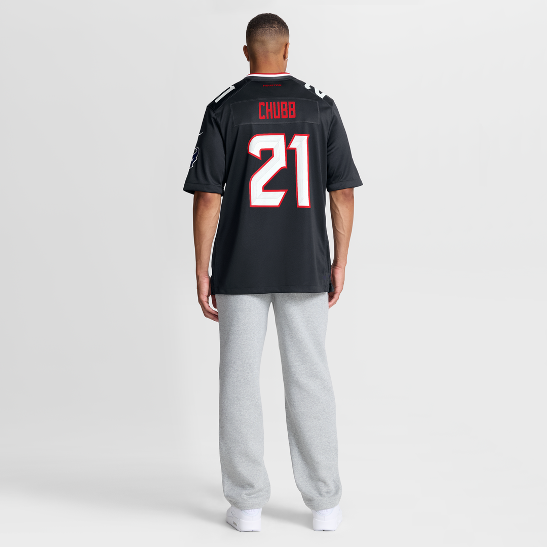 Men's Houston Texans Nick Chubb Nike  Navy Team Game Jersey