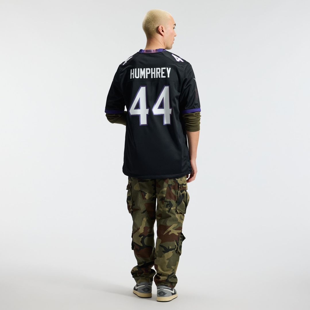 Men's Baltimore Ravens Marlon Humphrey Nike Purple Team Game Jersey