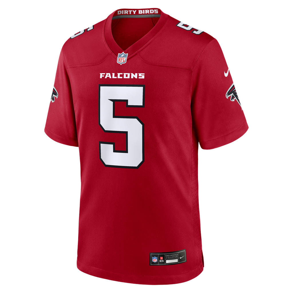 Men's Atlanta Falcons Drake London Nike White Game Jersey