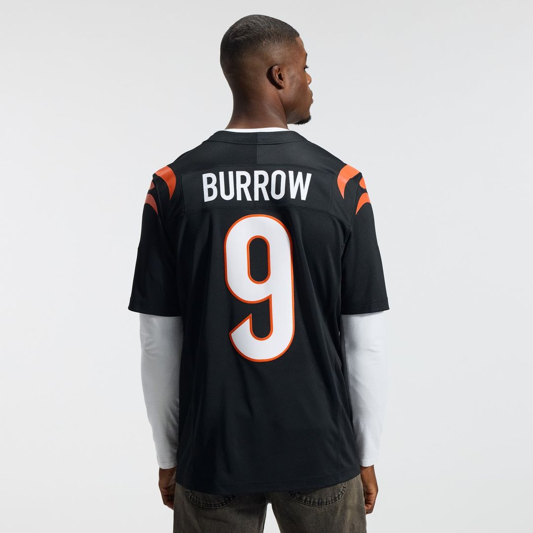 Men's Cincinnati Bengals Joe Burrow Nike Black Team Vapor F.U.S.E. Stitched Limited Jersey