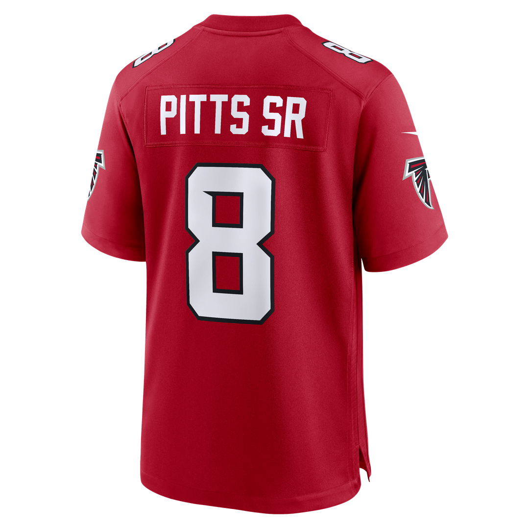 Men's Atlanta Falcons Kyle Pitts Sr. Nike Red Game Jersey