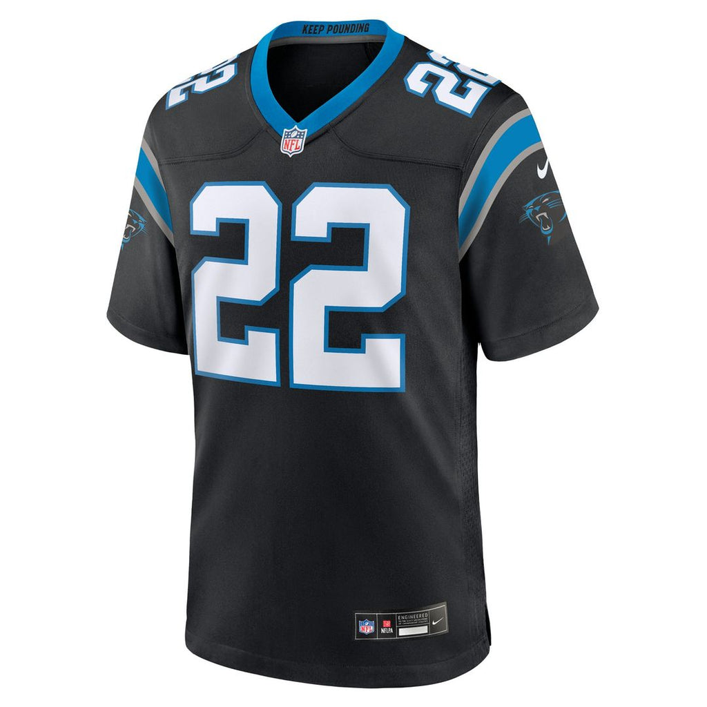 Men's Carolina Panthers Lathan Ransom Nike  Black Team Game Jersey
