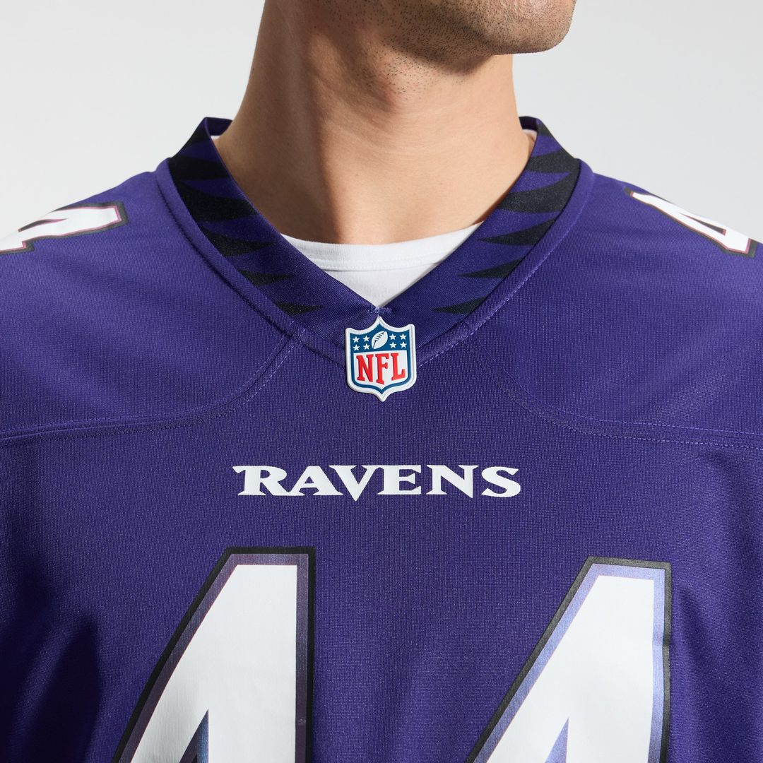 Men's Baltimore Ravens Marlon Humphrey Nike Purple Team Game Jersey