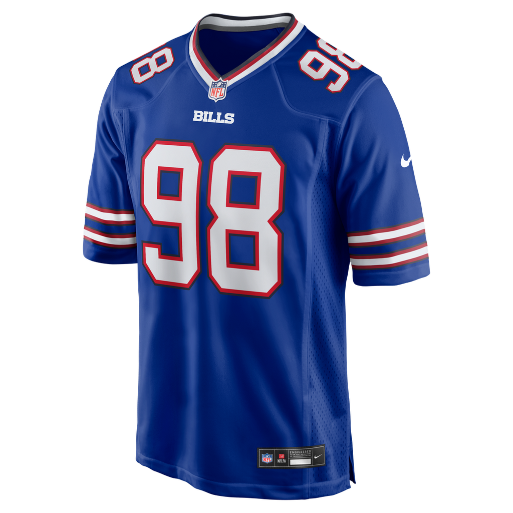 Men's Buffalo Bills T.J. Sanders Nike  Royal Team Game Jersey