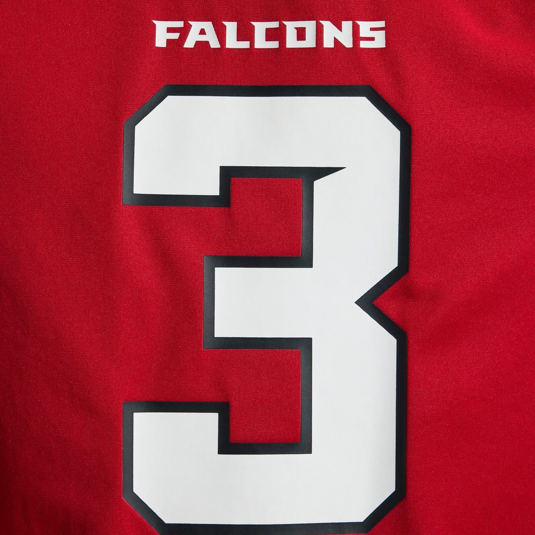 Men's Atlanta Falcons Jessie Bates III Nike White Game Jersey