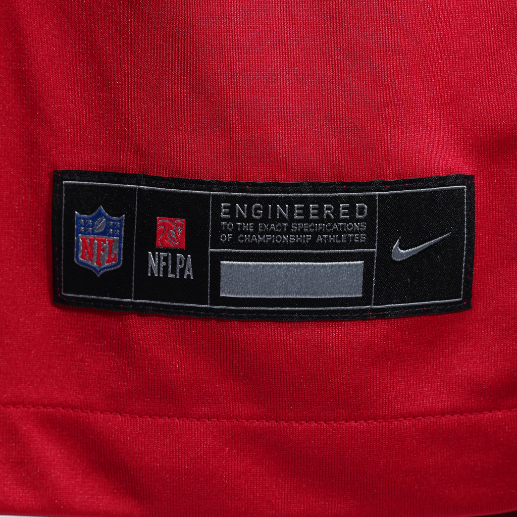 Men's San Francisco 49ers Alfred Collins Nike  Scarlet Team Game Jersey