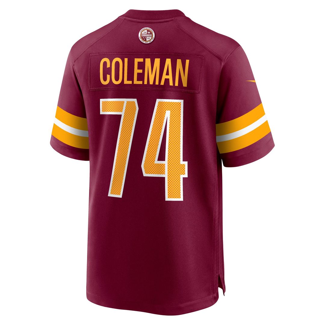 Men's Washington Commanders Brandon Coleman Nike  Burgundy  Game Jersey