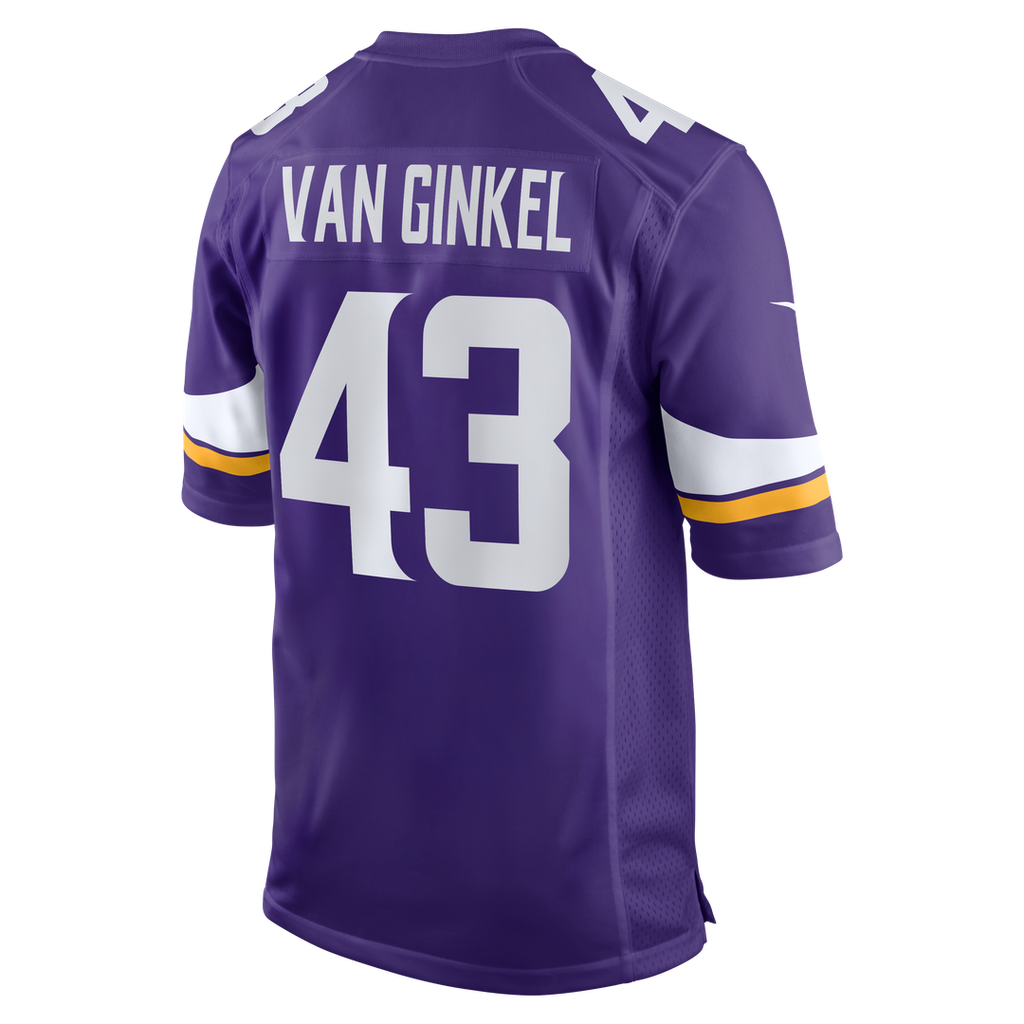 Men's Minnesota Vikings Andrew Van Ginkel Nike White Alternate Game Jersey