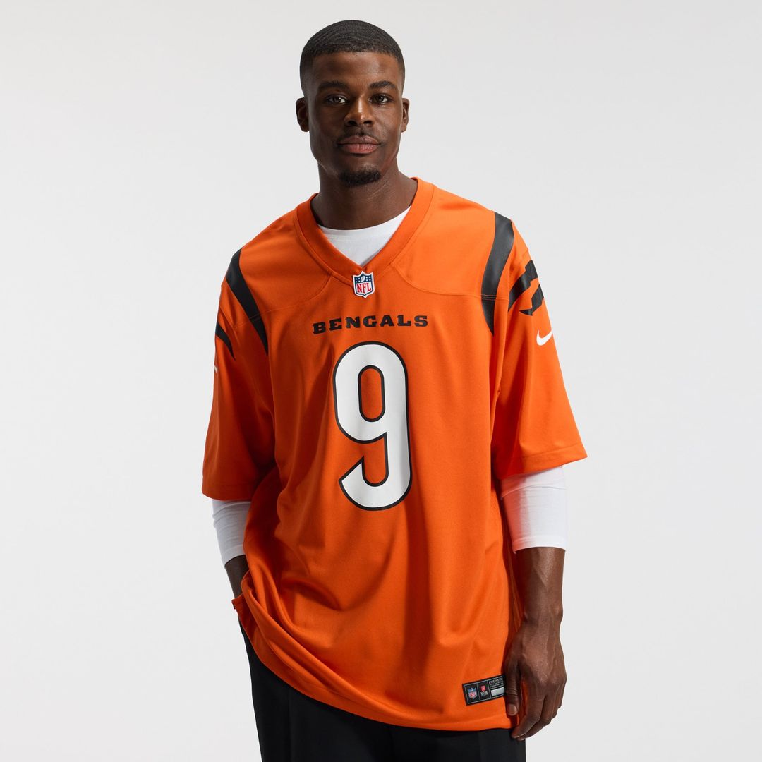 Men's Cincinnati Bengals Joe Burrow Nike Orange Alternate Game Jersey