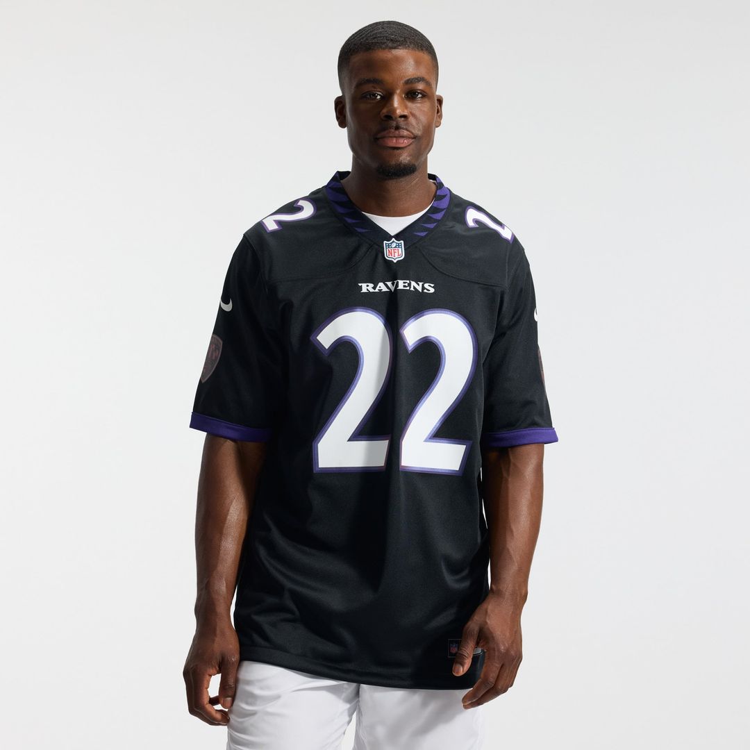 Men's Baltimore Ravens Derrick Henry Nike Black Alternate Game Jersey