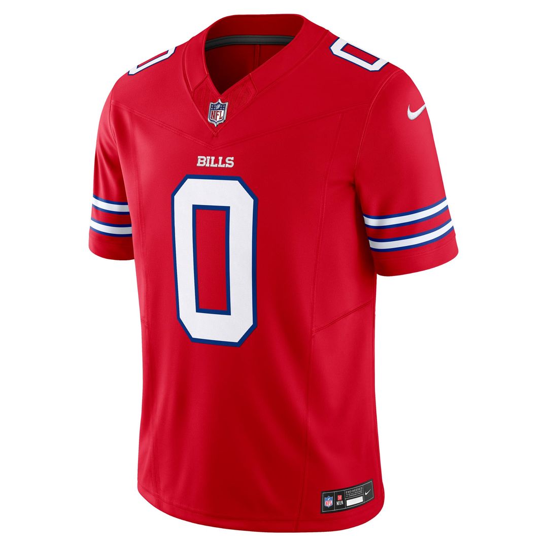 Men's Buffalo Bills Keon Coleman Nike Red Alternate  Vapor F.U.S.E. Limited Jersey