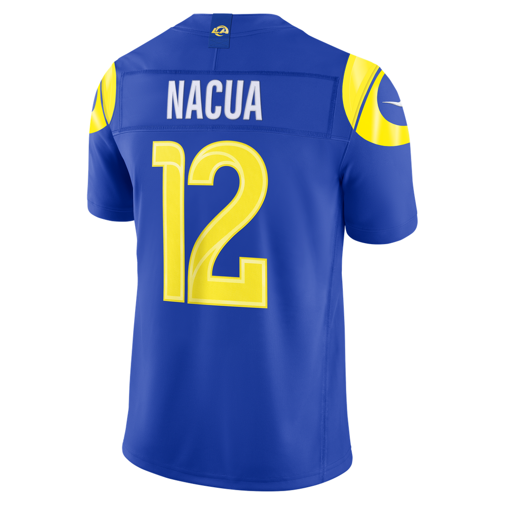 Men's Los Angeles Rams Puka Nacua Nike Royal Team Vapor F.U.S.E. Stitched Limited Jersey