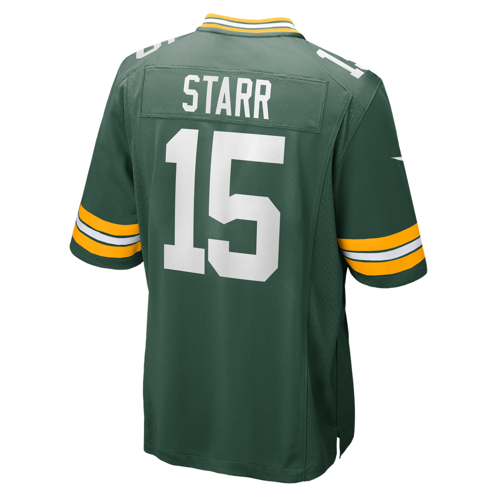Men's Green Bay Packers Bart Starr Nike Green Game Retired Player Jersey