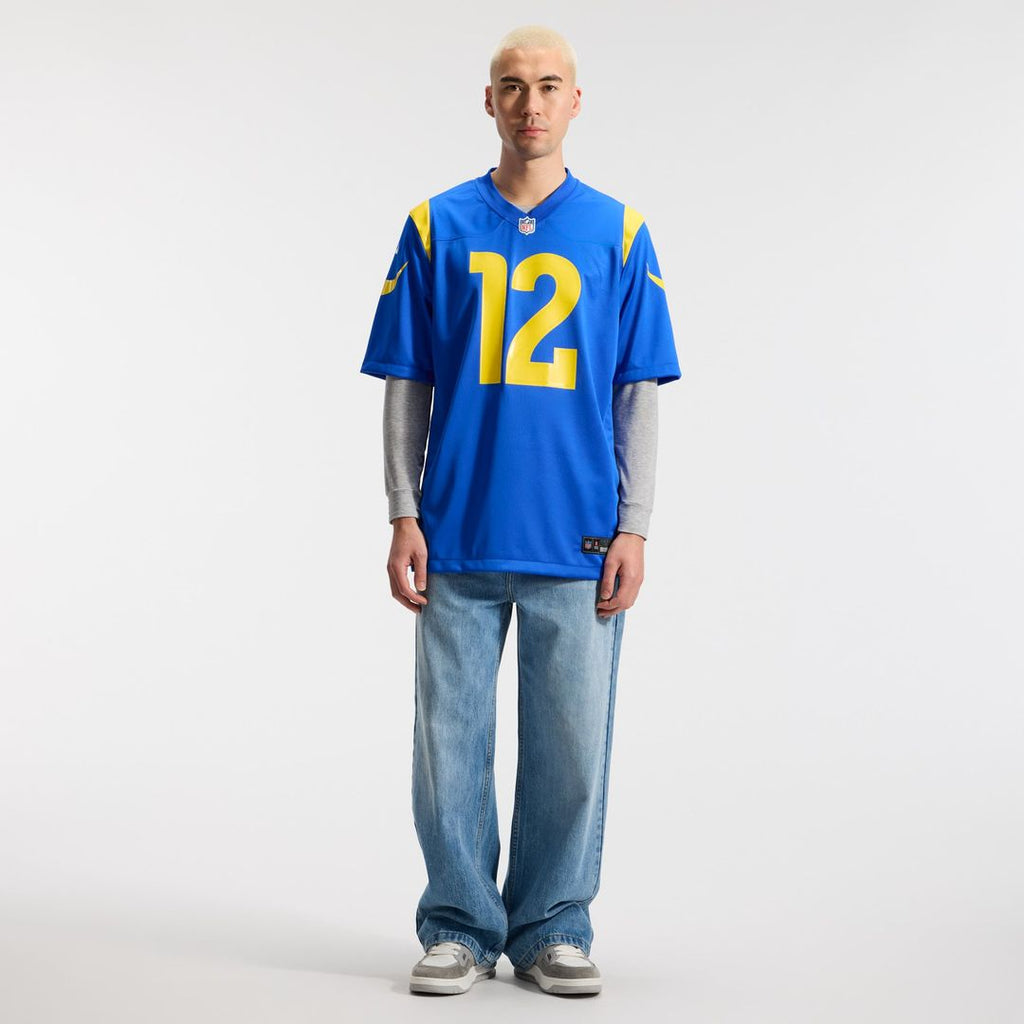 Men's Los Angeles Rams Puka Nacua Nike White White Game Player Jersey