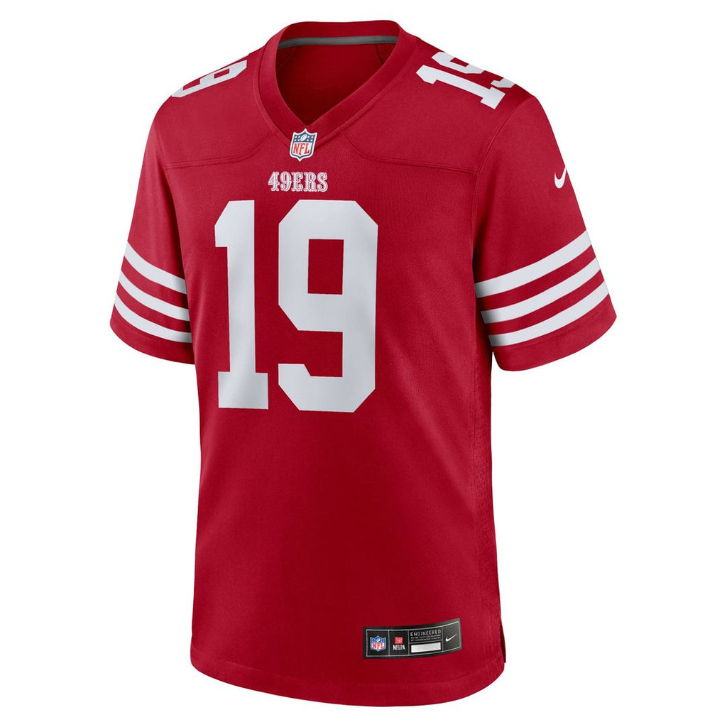 Men's San Francisco 49ers Deebo Samuel Sr Nike Scarlet Team Game Jersey