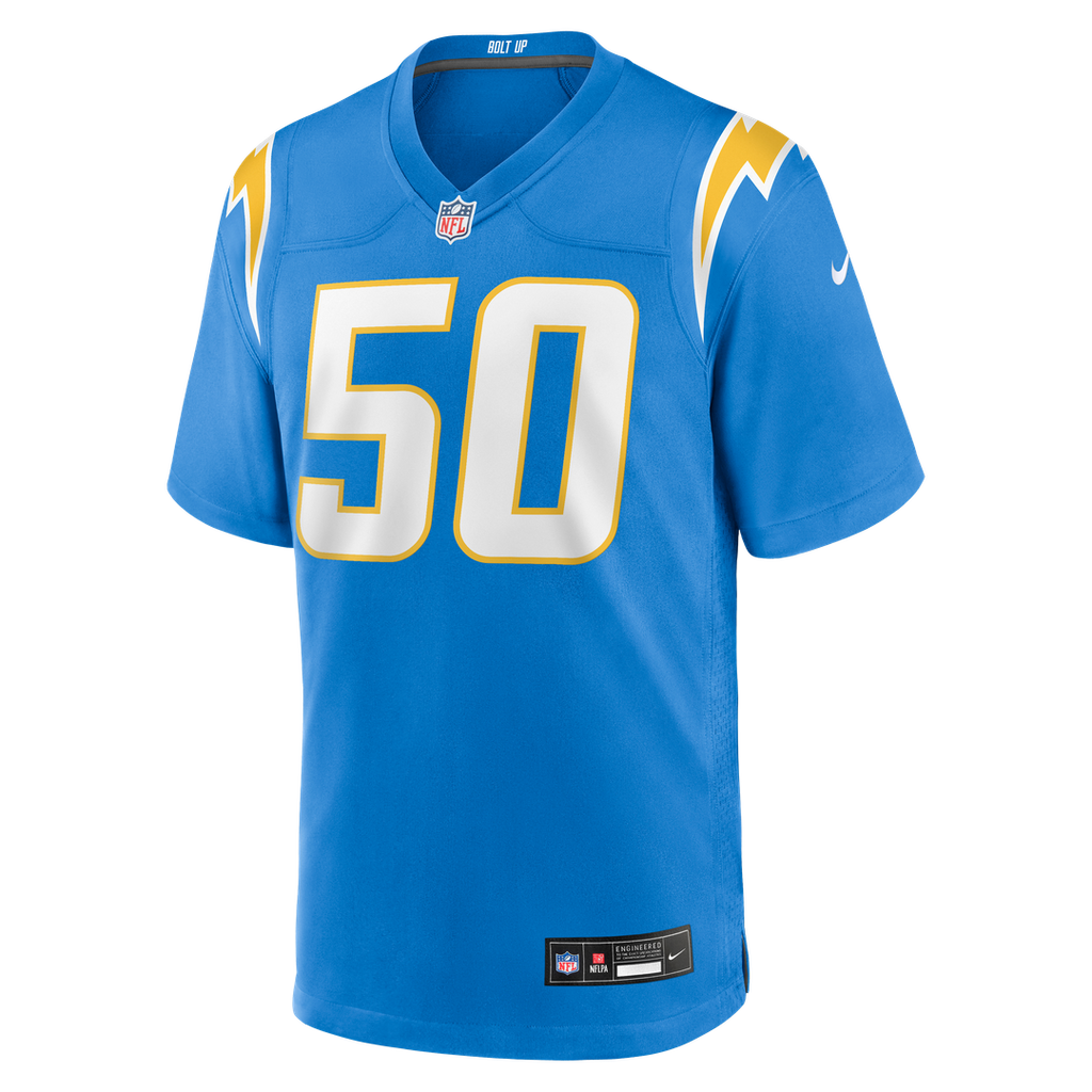 Men's Los Angeles Chargers Caleb Murphy Nike  Powder Blue Team Game Jersey