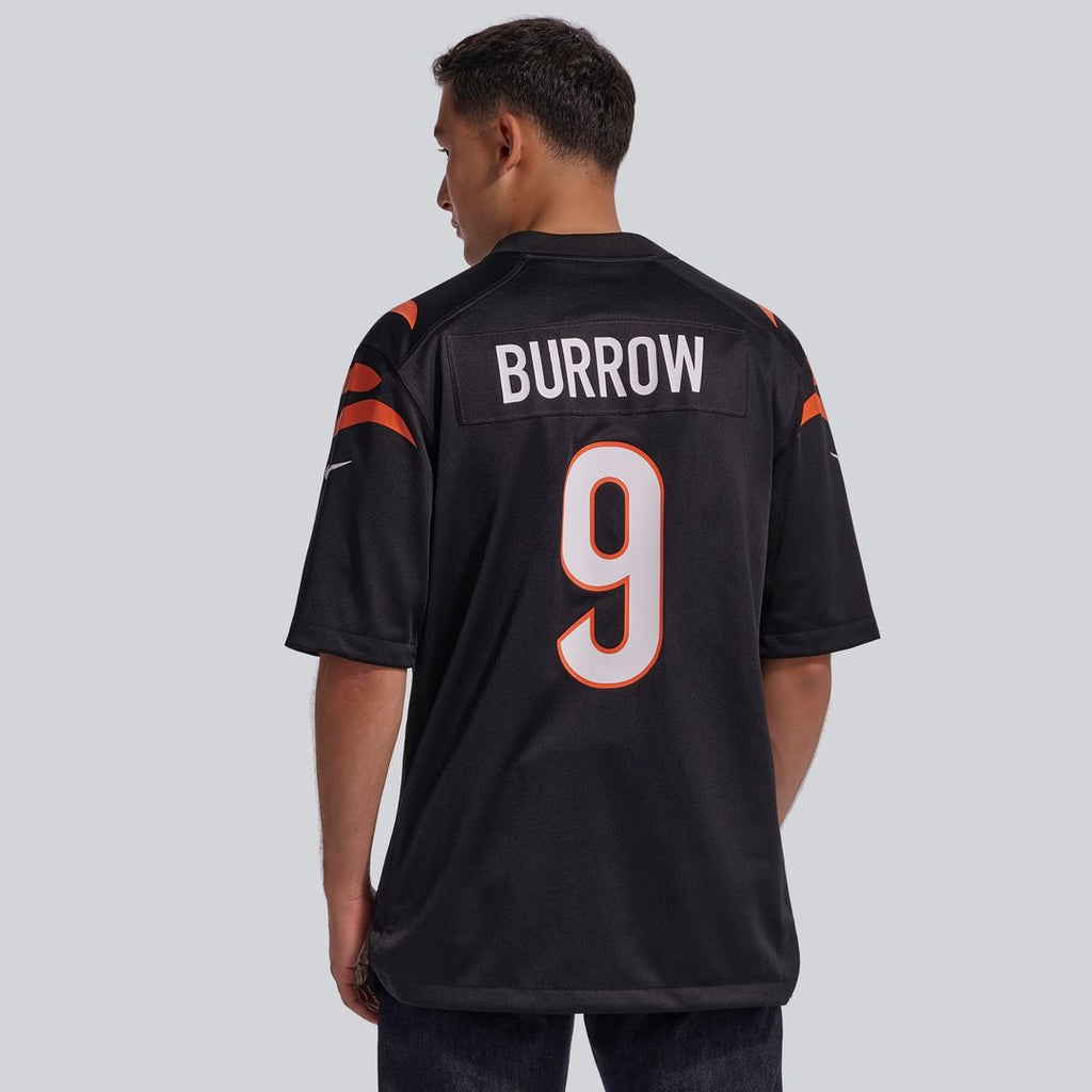 Men's Cincinnati Bengals Joe Burrow Nike Black Player Game Jersey