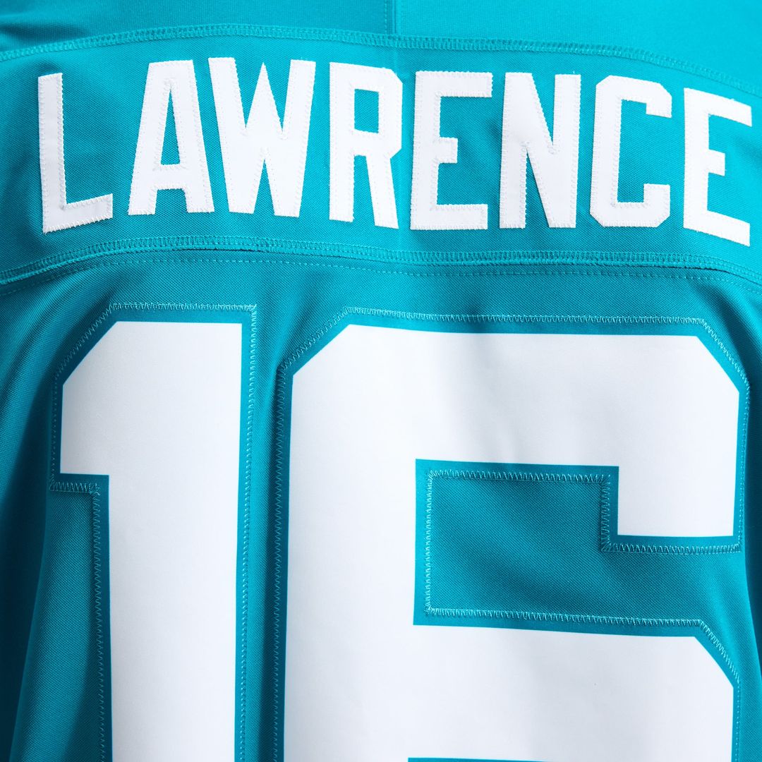 Men's Jacksonville Jaguars Trevor Lawrence Nike Teal Team Vapor F.U.S.E. Stitched Limited Jersey