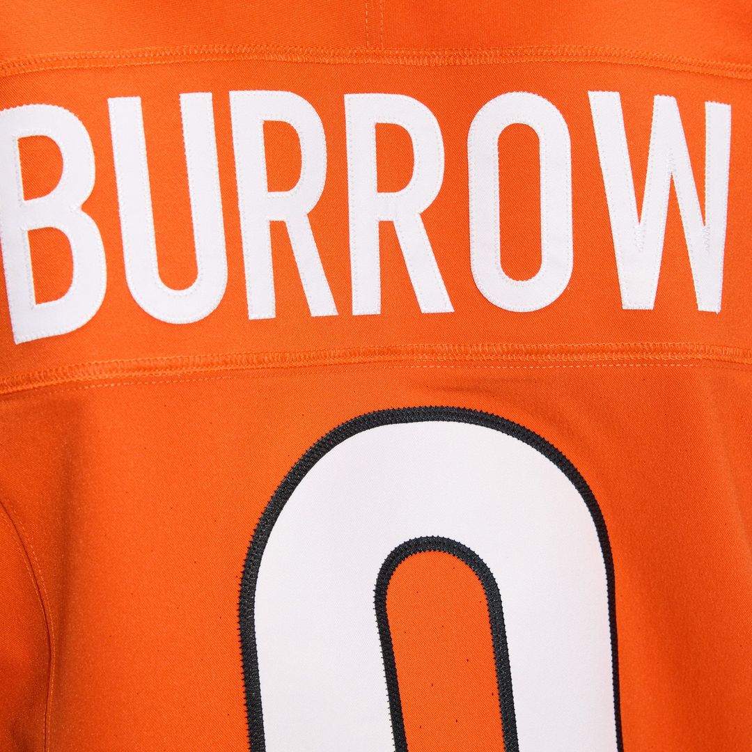 Men's Cincinnati Bengals Joe Burrow Nike Orange Team Vapor F.U.S.E. Elite Jersey