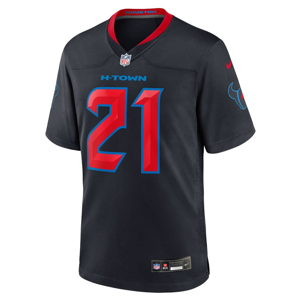 Men's Houston Texans Nick Chubb Nike  Navy Alternate 2 Game Jersey