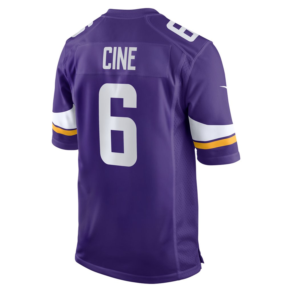 Men's Minnesota Vikings Lewis Cine Nike Purple Game Player Jersey