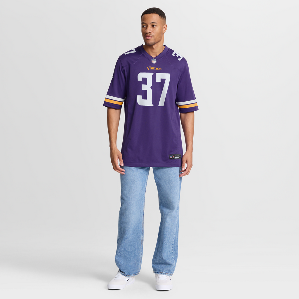 Men's Minnesota Vikings Tavierre Thomas Nike  Purple Team Game Jersey