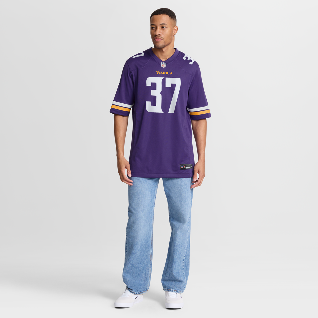 Men's Minnesota Vikings Tavierre Thomas Nike  Purple Team Game Jersey