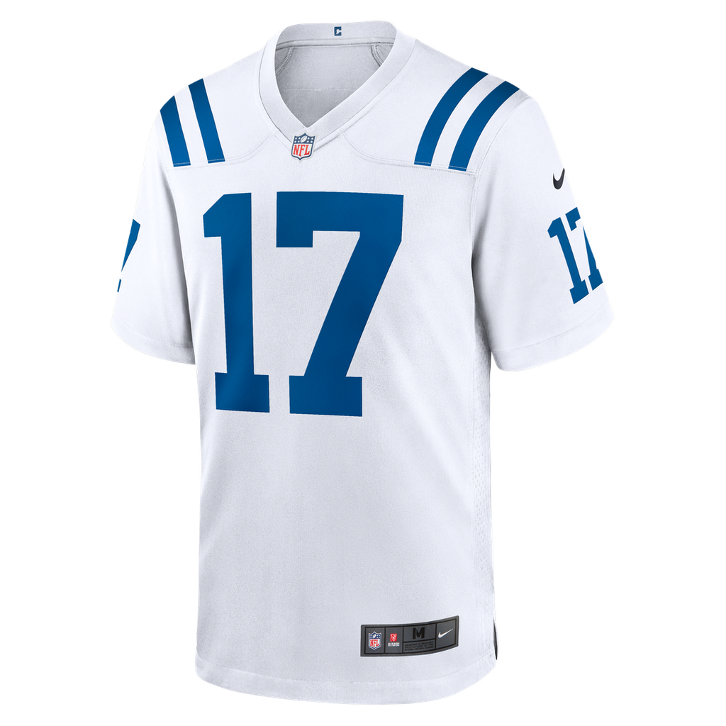 Men's Indianapolis Colts Daniel Jones Nike  White Game Jersey