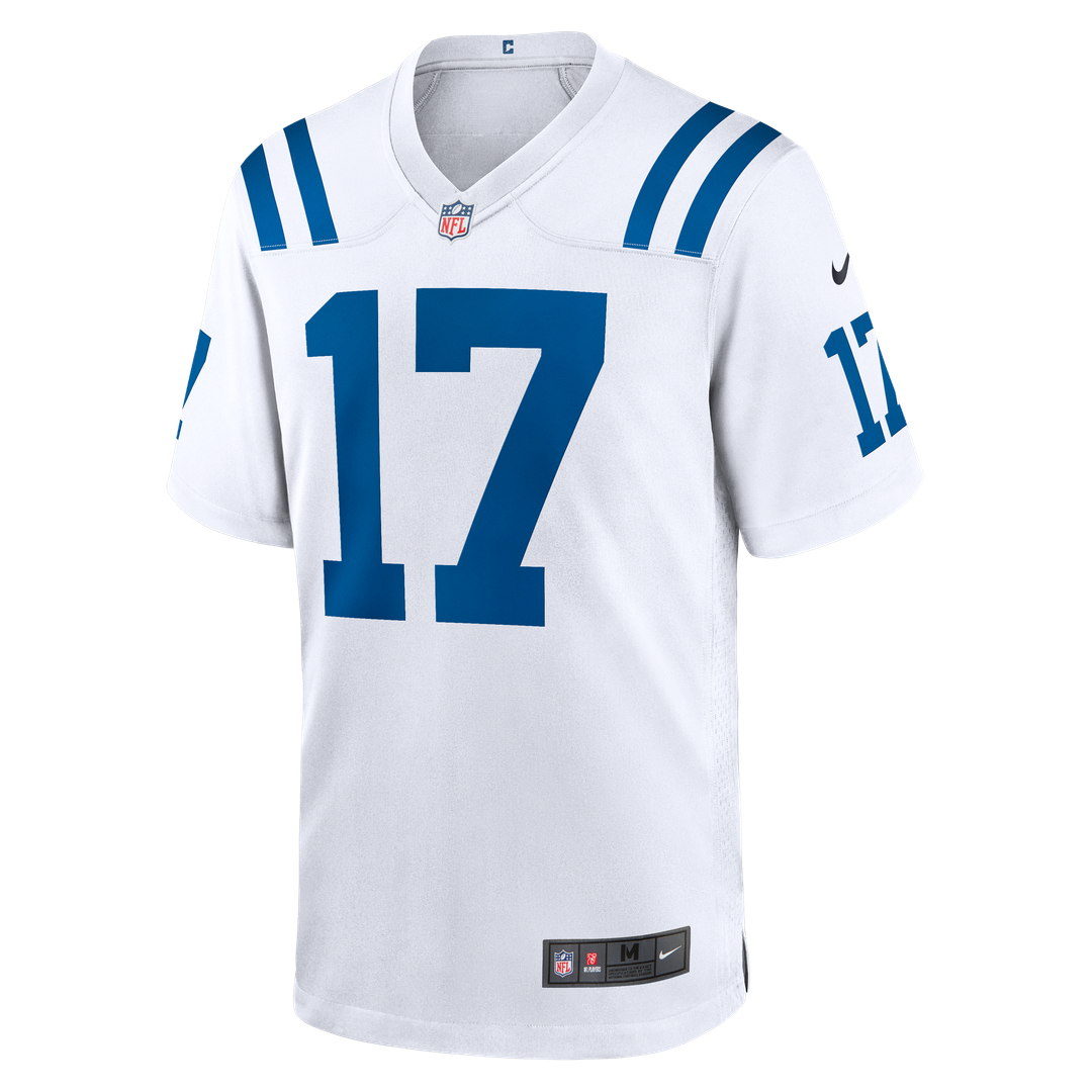 Men's Indianapolis Colts Daniel Jones Nike  White Game Jersey
