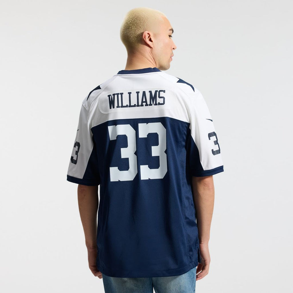 Men's Dallas Cowboys Javonte Williams Nike Navy Alternate Game Jersey
