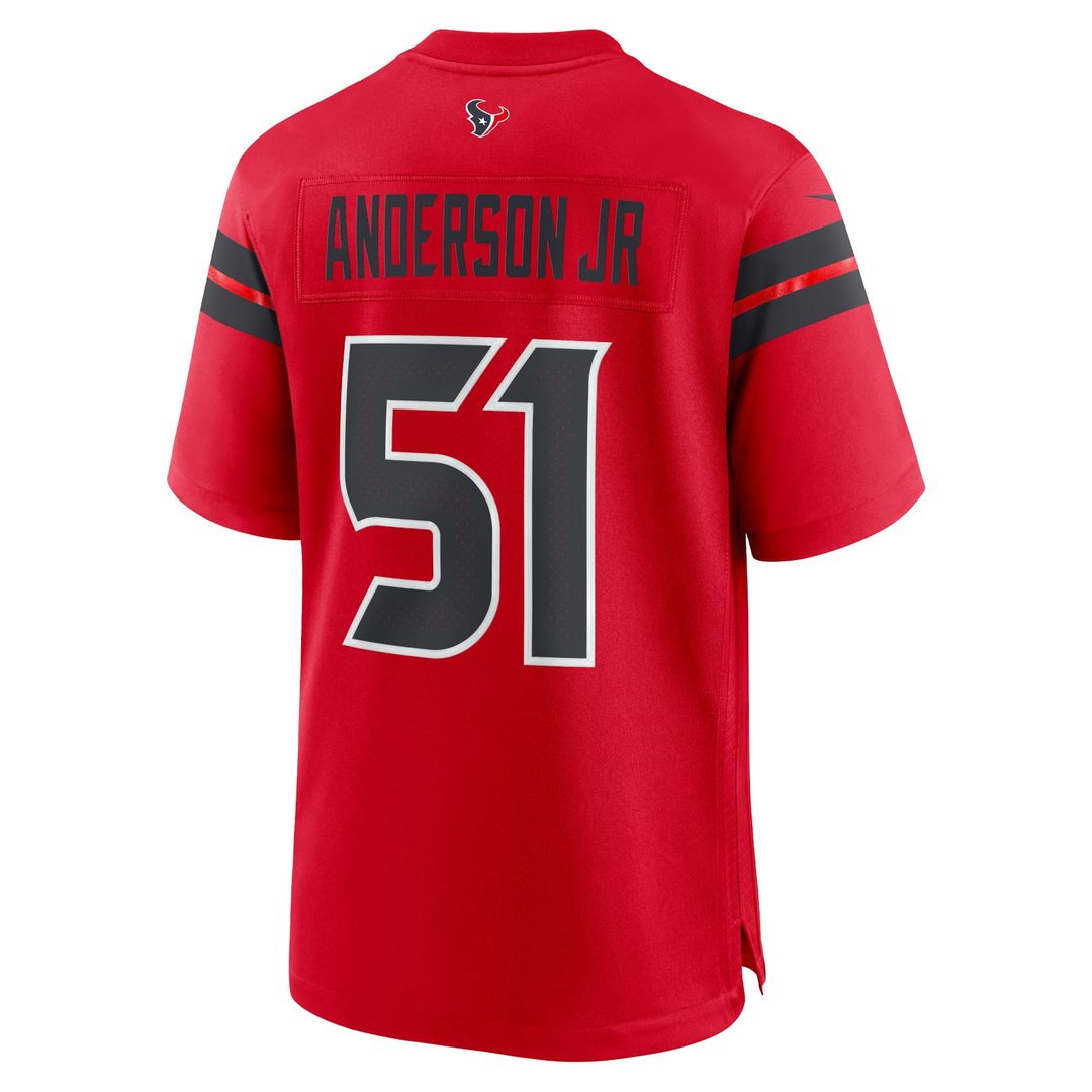 Men's Houston Texans Will Anderson Jr. Nike White Game Jersey