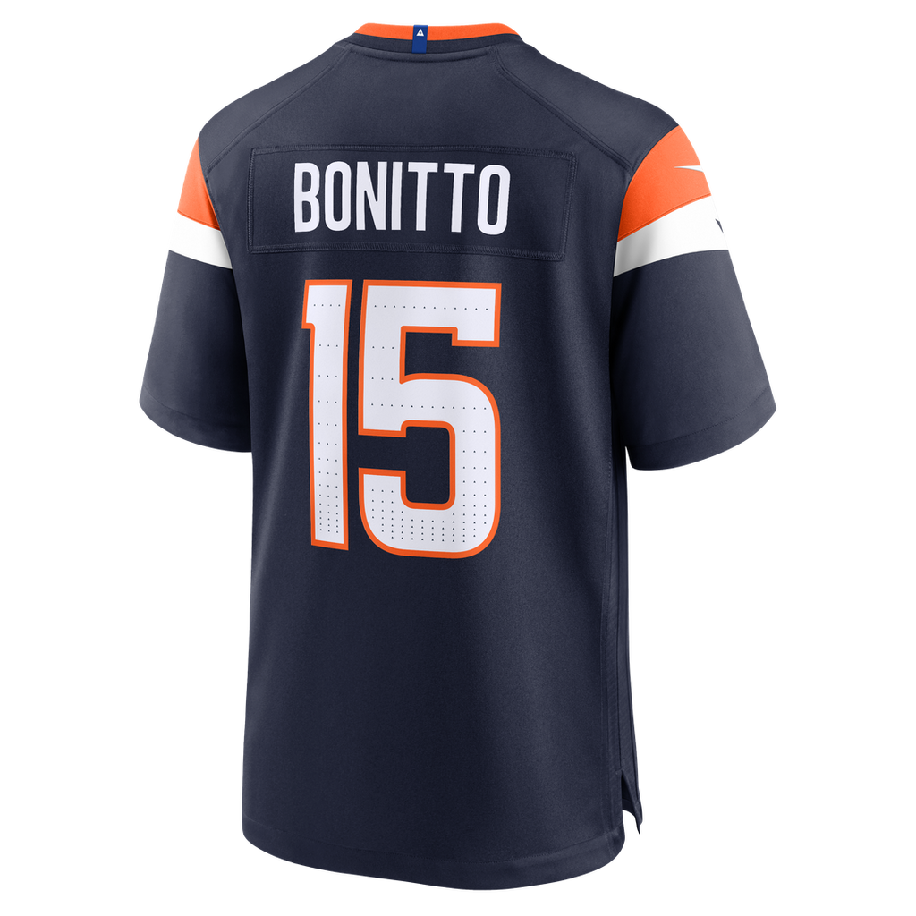 Men's Denver Broncos Nik Bonitto Nike  Navy Alternate Game Jersey