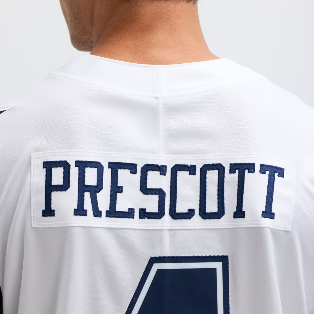 Men's Dallas Cowboys Dak Prescott Nike Navy Vapor Limited Player Jersey