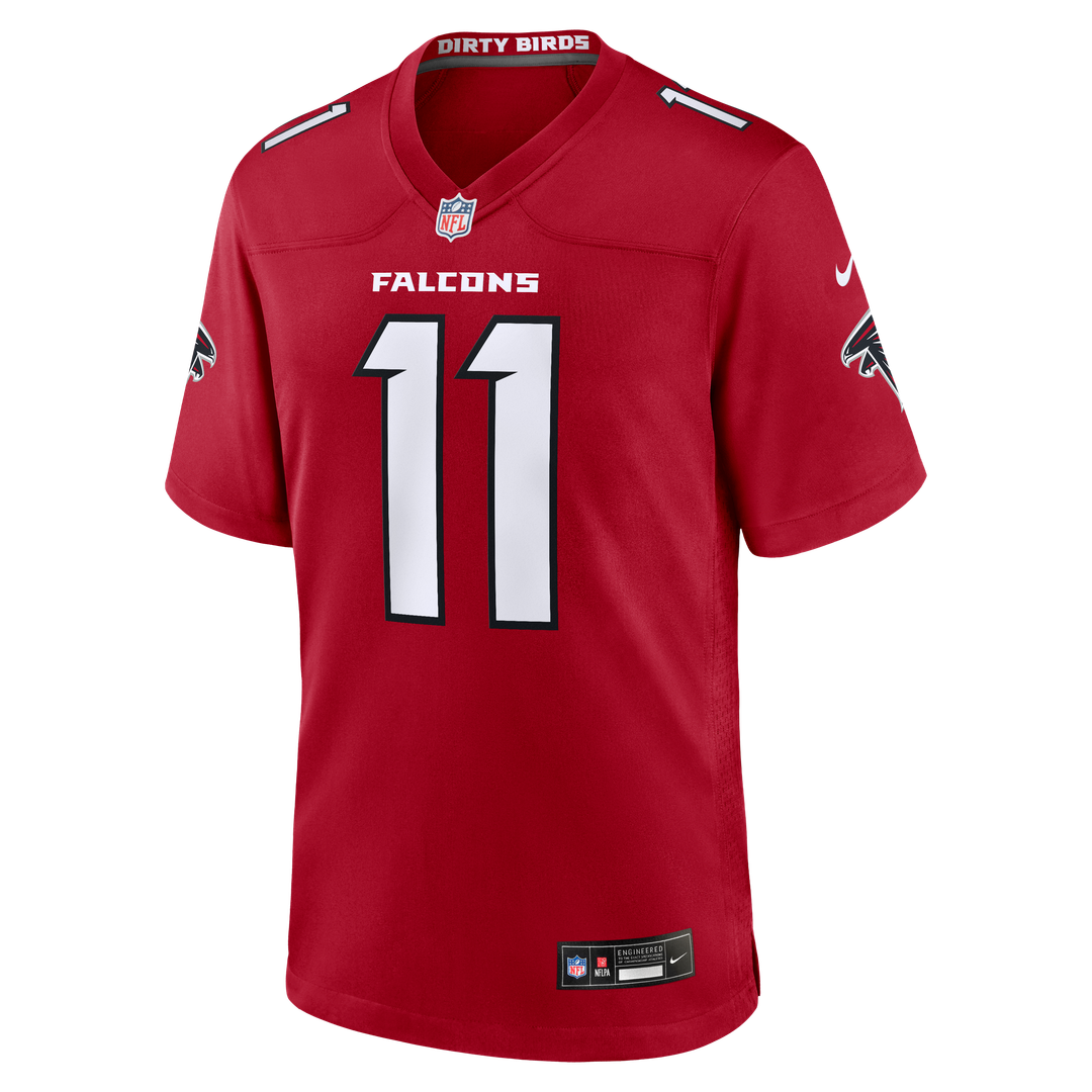 Men's Atlanta Falcons Jalon Walker Nike Red Game Jersey