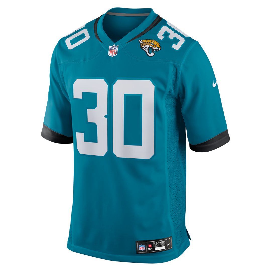 Men's Jacksonville Jaguars Montaric Brown Nike Teal Game Player Jersey