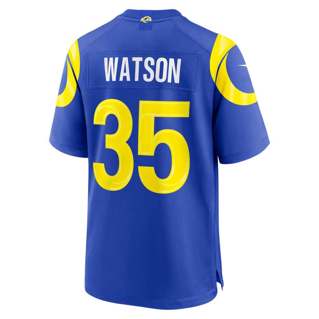 Men's Los Angeles Rams Jaylen Watson Nike  Royal Team Game Jersey