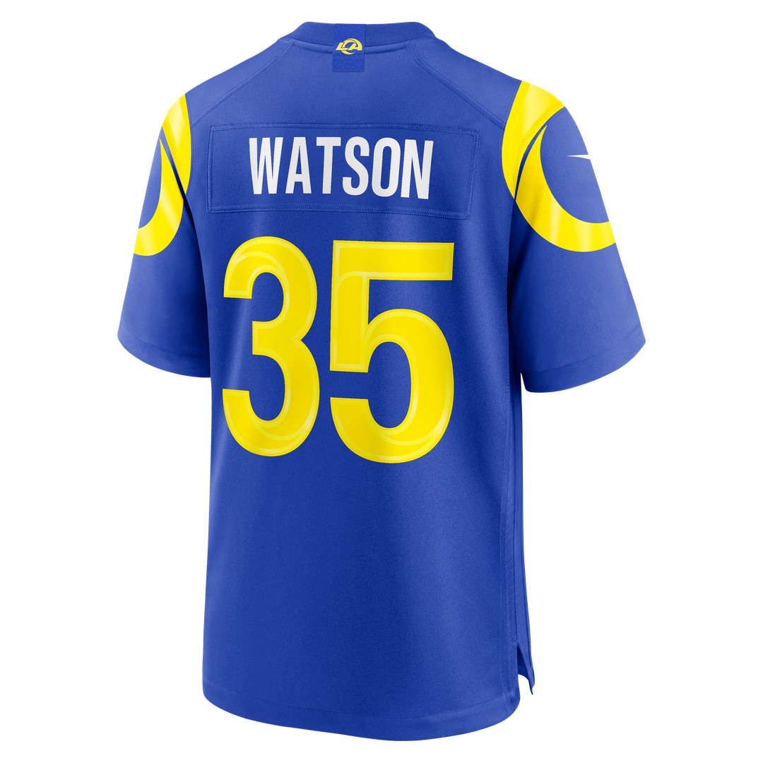 Men's Los Angeles Rams Jaylen Watson Nike  Royal Team Game Jersey