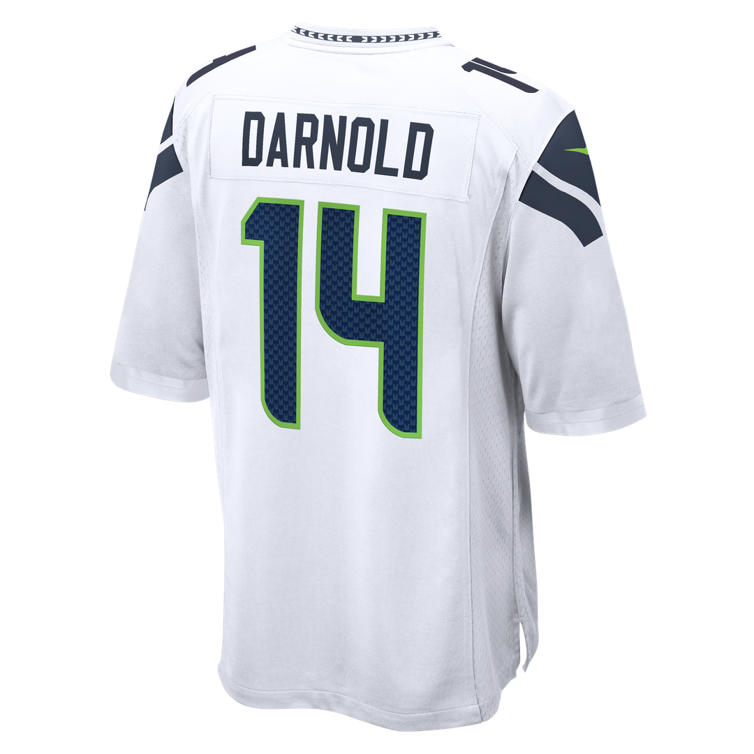 Men's Seattle Seahawks Sam Darnold Nike White Game Jersey