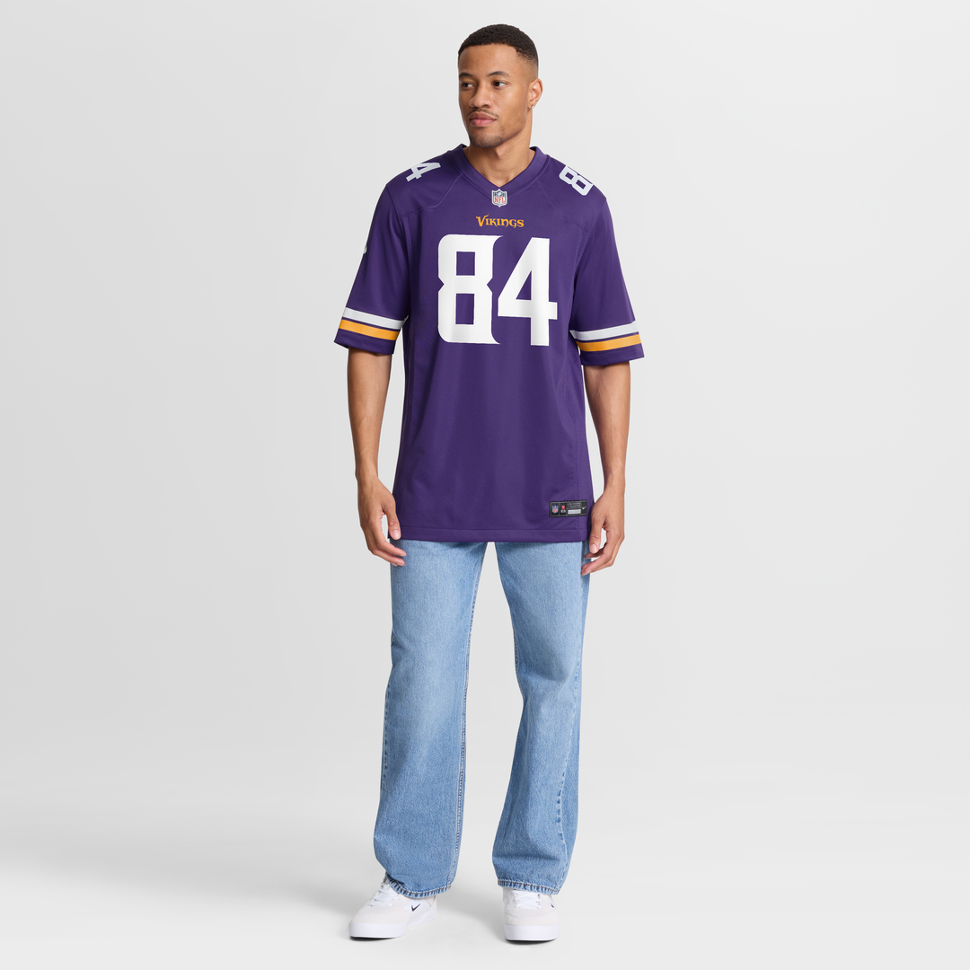 Men's Minnesota Vikings Randy Moss Nike Purple Game Retired Player Jersey
