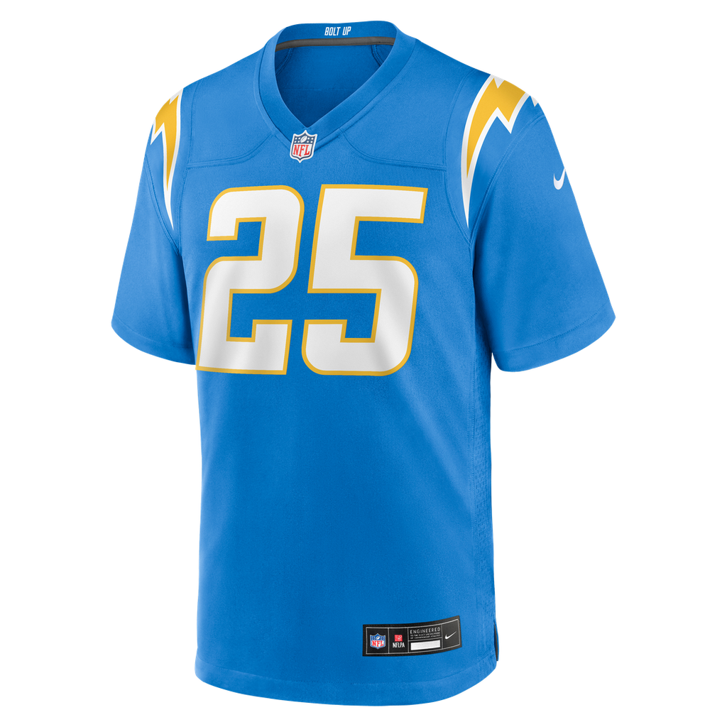 Men's Los Angeles Chargers Joshua Kelley Nike Powder Blue Game Jersey
